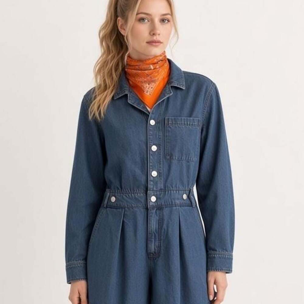 NWT Universal Thread Women's Denim Romper